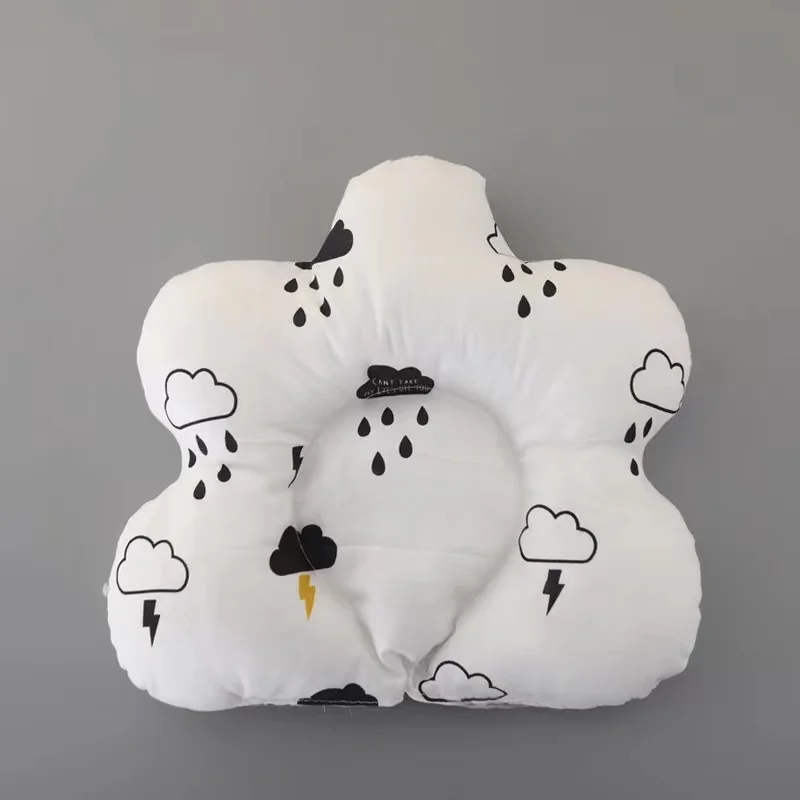 

Infant Anti Roll Toddler Pillow Shape Toddler Sleeping Positioner Cushion Flat Head Protect Newborn Baby Bedding