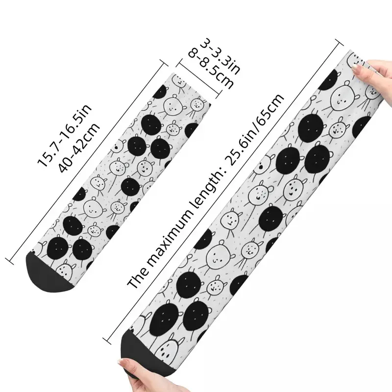 Счастливые мужские носки Y2K милые винтажные в стиле Харадзюку С Рисунком