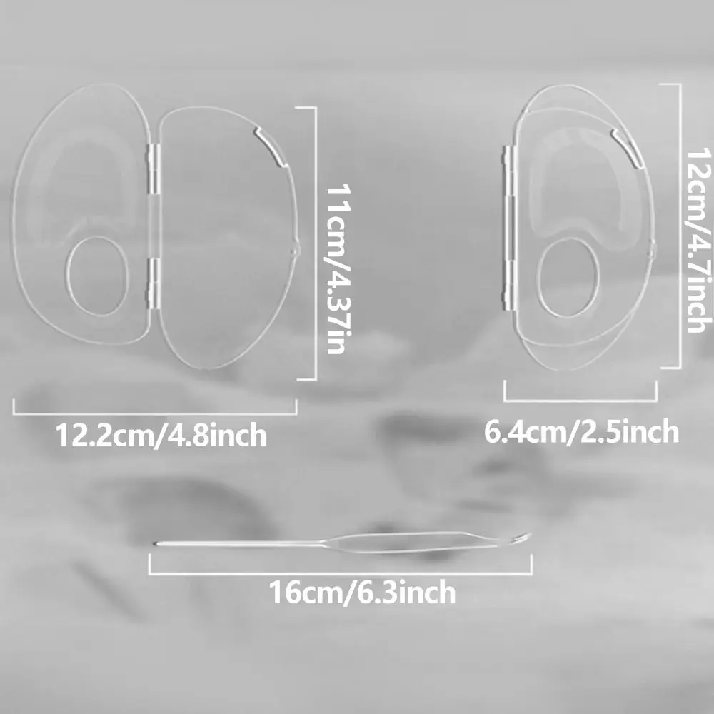 Скребок для крема с крышкой палитры смешивания макияжа косметический шпатель