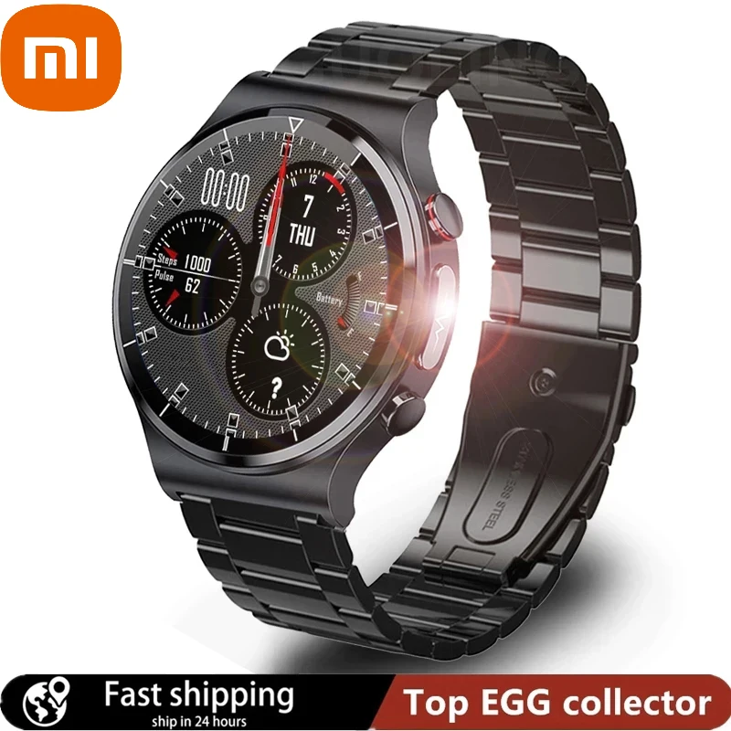 

Xiaomi Health Smart Watch Men IP68 Waterproof ECG+PPG Body Temperature Blood Pressure Heart Rate Wireless Charger 360*360 HD