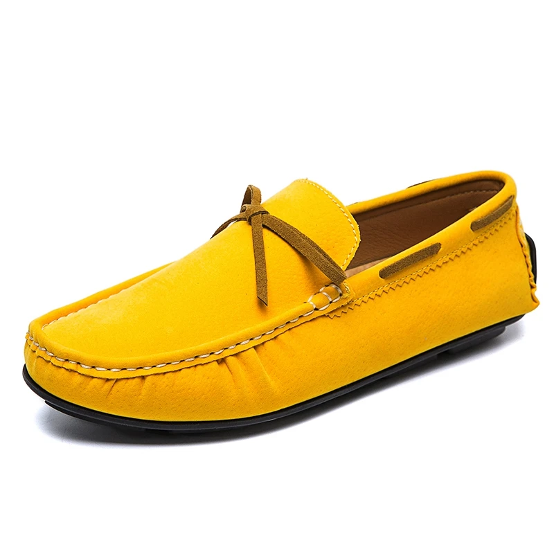 

2022 Suede Loafers Men Boat Shoes Slip On Mocasines Hombre Handmade Lazy Shoes Driving Moccasins Casual Office Flats Big Size 48