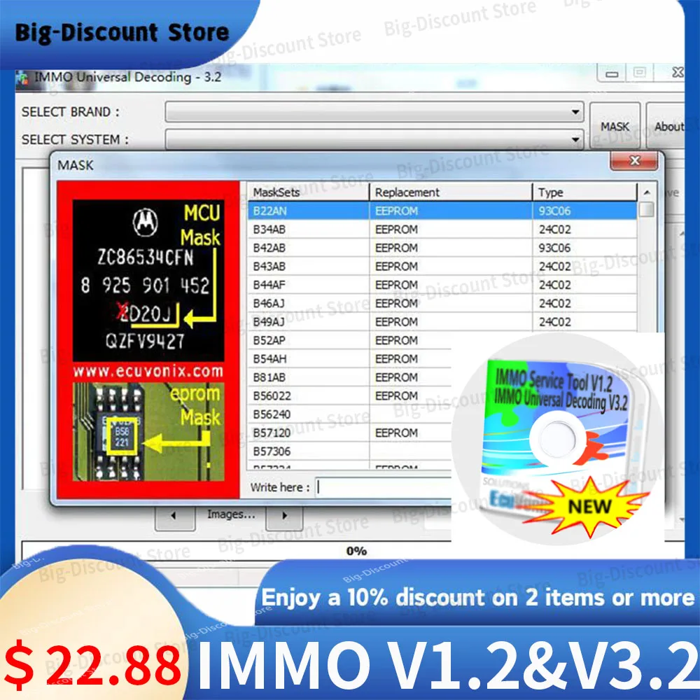 Горячая Распродажа инструмент для обслуживания IMMO V1.2 и Универсальное