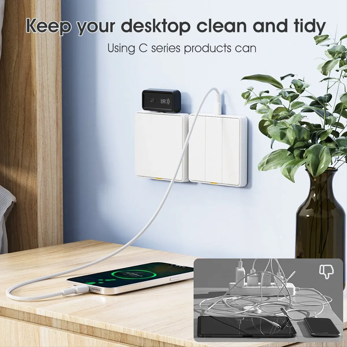 Фото Умный ИК-пульт дистанционного управления BOFF Mini Smart Zigbee с инфракрасным контроллером и шлюзом ZigBee LAN для кондиционеров и телевизоров №3
