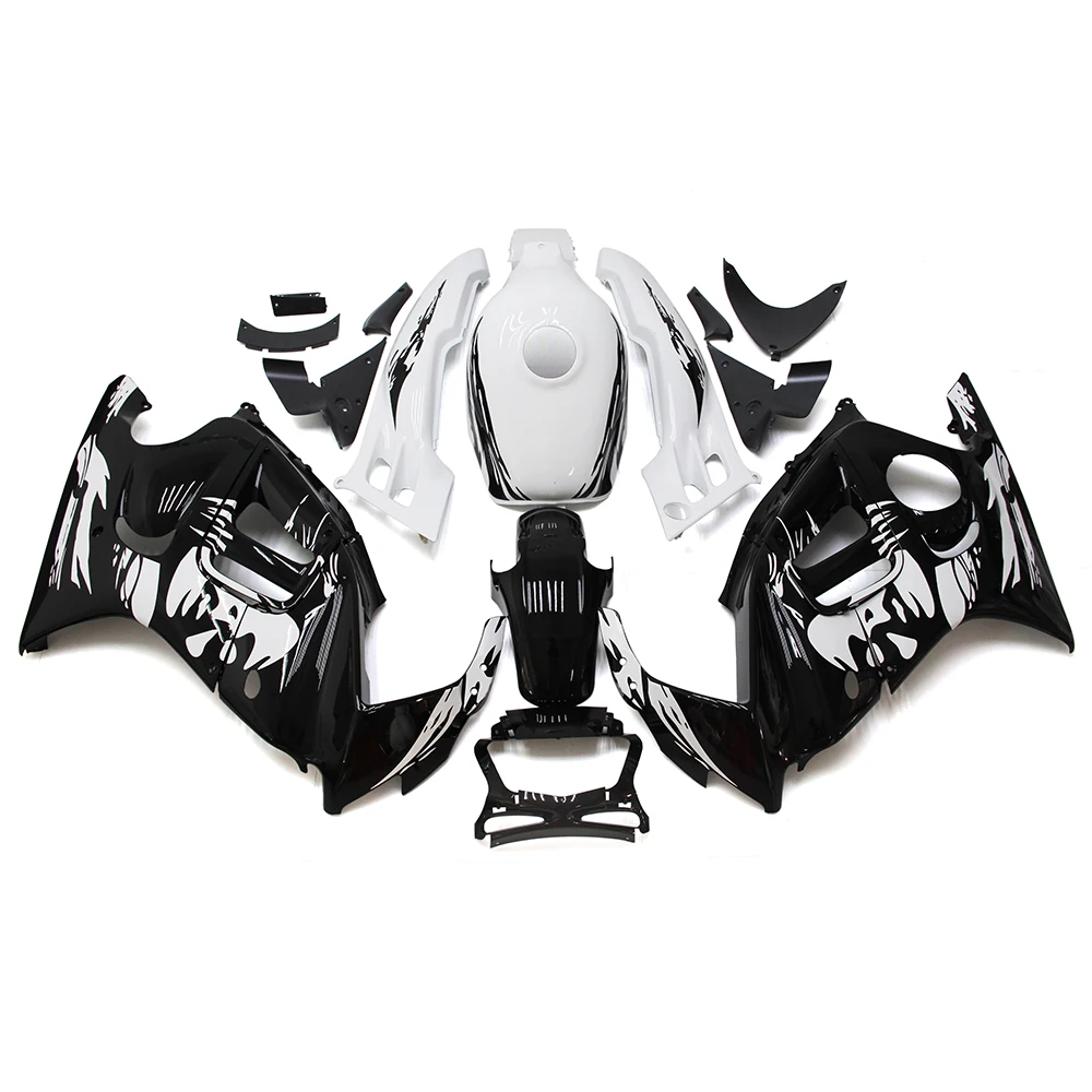 

Customized Motorcycle Fairing Kit For Honda CBR 600 F3 1995 1996 Bodywork Injection Model Black White ABS Plastic