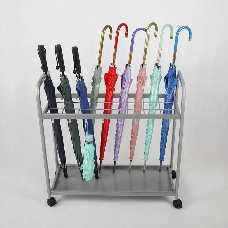 

Umbrella Stand Holder Umbrella Storage Rack Metal 24 Holes Barrel Home Office Use Cylinder Barrel