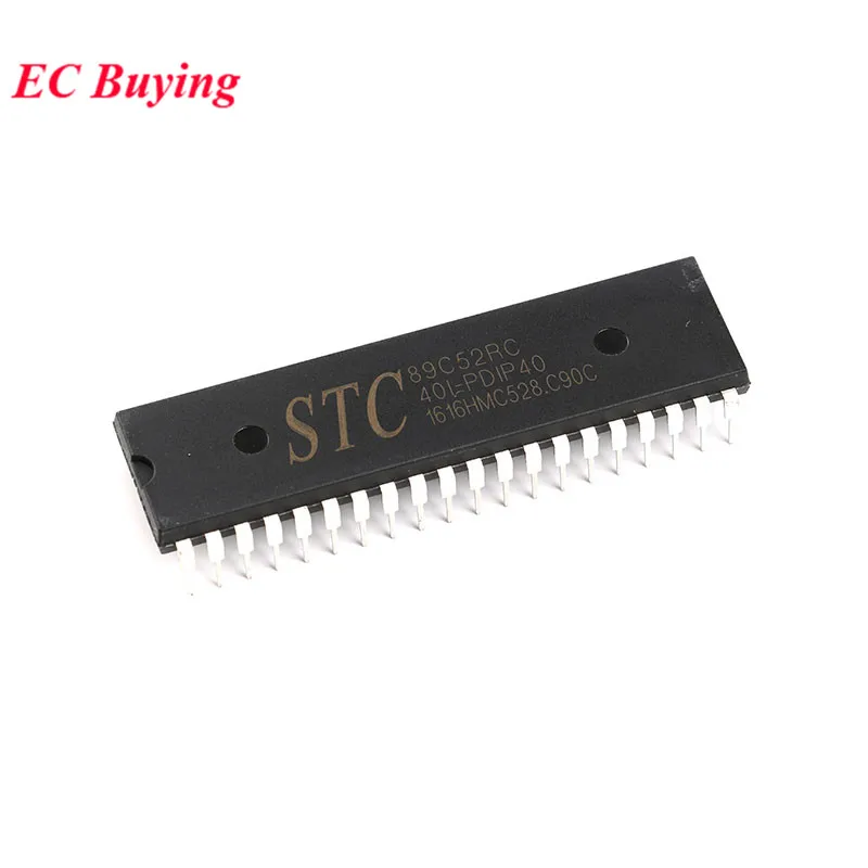 STC89C52RC STC89C52RC-40I PDIP40 STC 89C52RC DIP-40 MCU Улучшенный 1T 8051 один чип микрокомпьютер EEPROM ISP