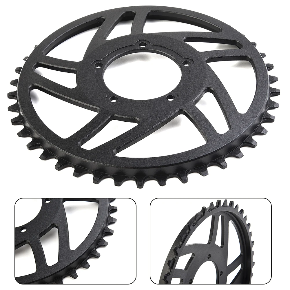 

Brand New ChainRing Parts 175*175*14mm 1pcs Aluminum Alloy Black Correction Disc For Electric Bicycle FOR -BAFANG BBS01 BBS02