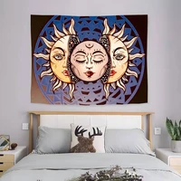 mandala tapestry white black sun and moon tapestry picnic blanket bedspread beach towel yoga mat tablecloth curtains home decor