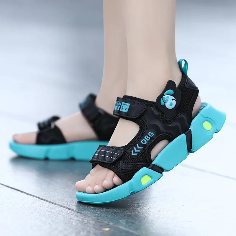 

Детские летние легкие сандалии для мальчиков и девочек, Повседневная дышащая уличная нескользящая обувь, 2022