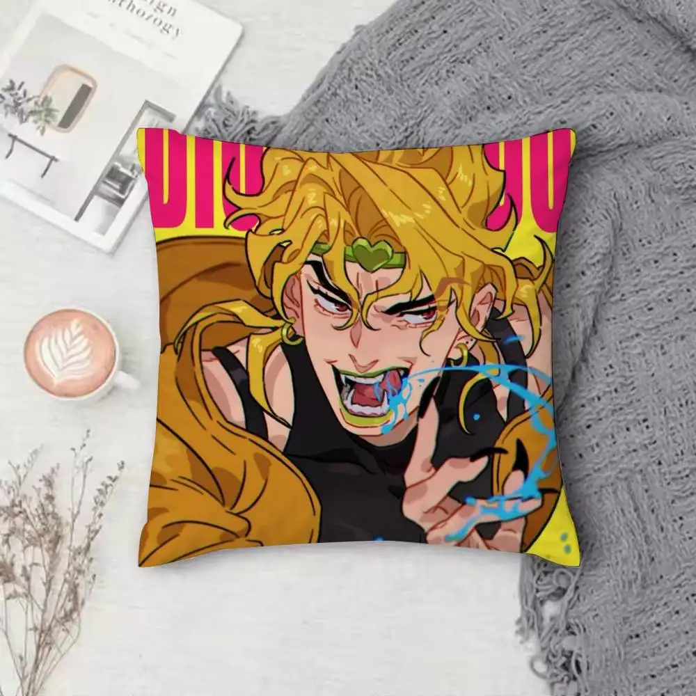 Наволочка для подушки JoJo's Bizarre Adventure Dio Brando, чехол для декоративной подушки, наволочка для автомобиля или дивана (art.: 3920dbfbc4280) - 3920dbfbc4280