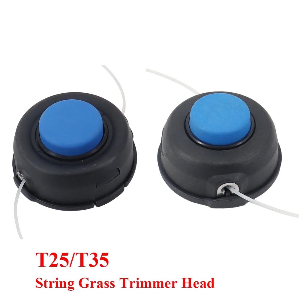 

T25/T35 String Grass Trimmer Head With Line Lawn Mower Garden Tool For Grass Trimmer Two Key Slots To Lock The Trimmer Line