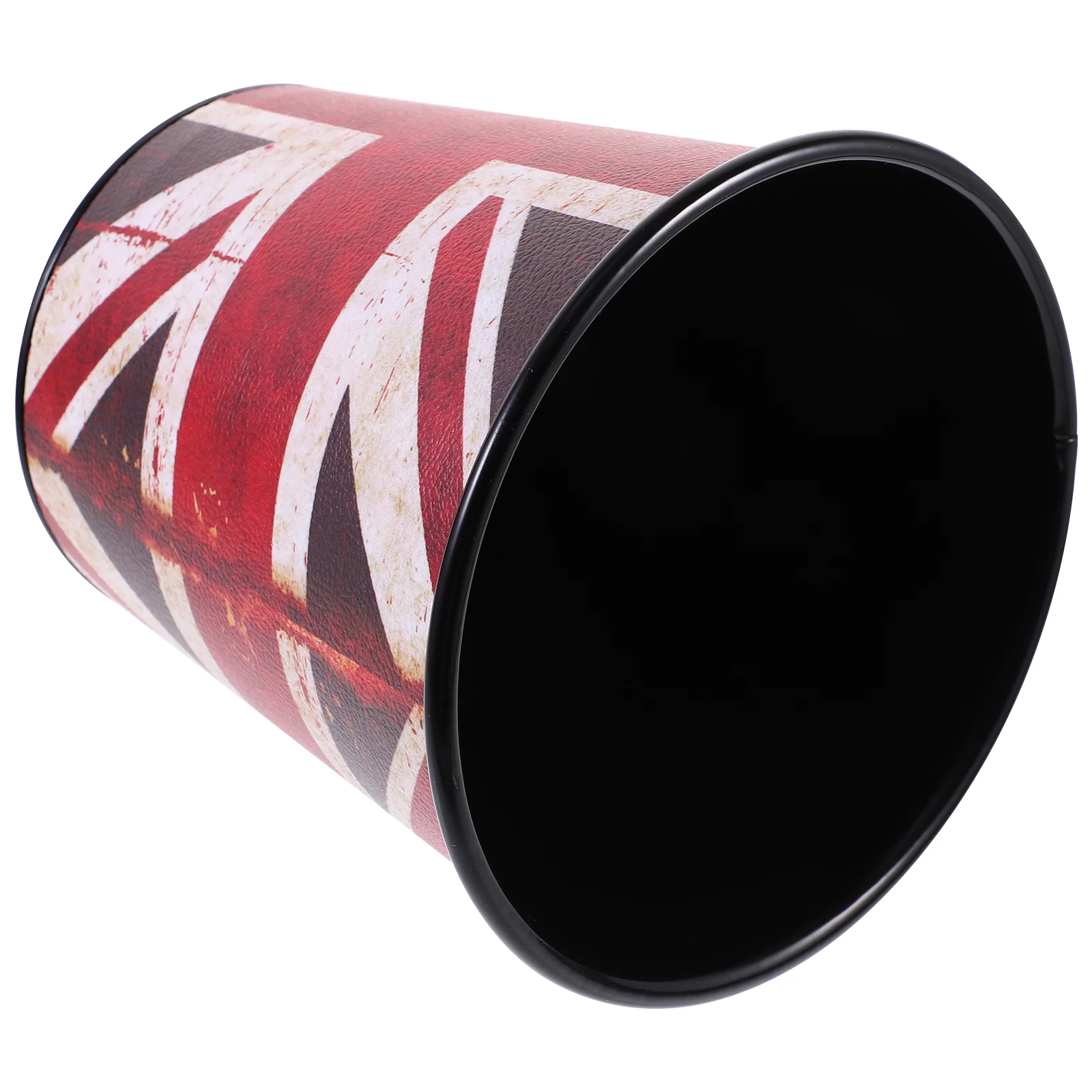 

Multi-function Desk Trash Can Vintage Trash Iron Garbage Container Mini Trash Can for Desktop