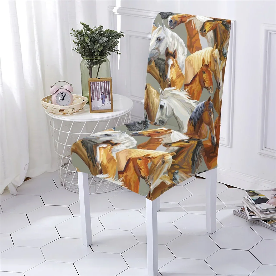 

Чехол на стул в животном стиле