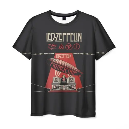 Мужская футболка 3D Led Zeppelin | одежда