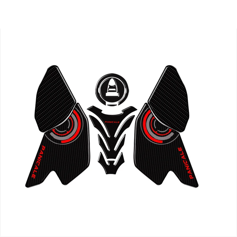 

3D Motorcycle Anti slip Tank Pad Sticker Pad Side Gas Knee Grip Protector For DUCATI PANIGALE V4