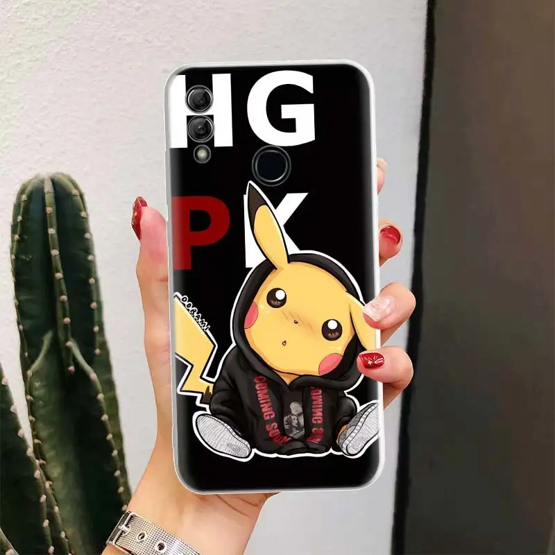 Чехол для телефона с изображением Пикачу покемона Huawei P Smart Z Y5 Y6 Y7 Y9S 2019 Honor 10 Lite 8A Pro