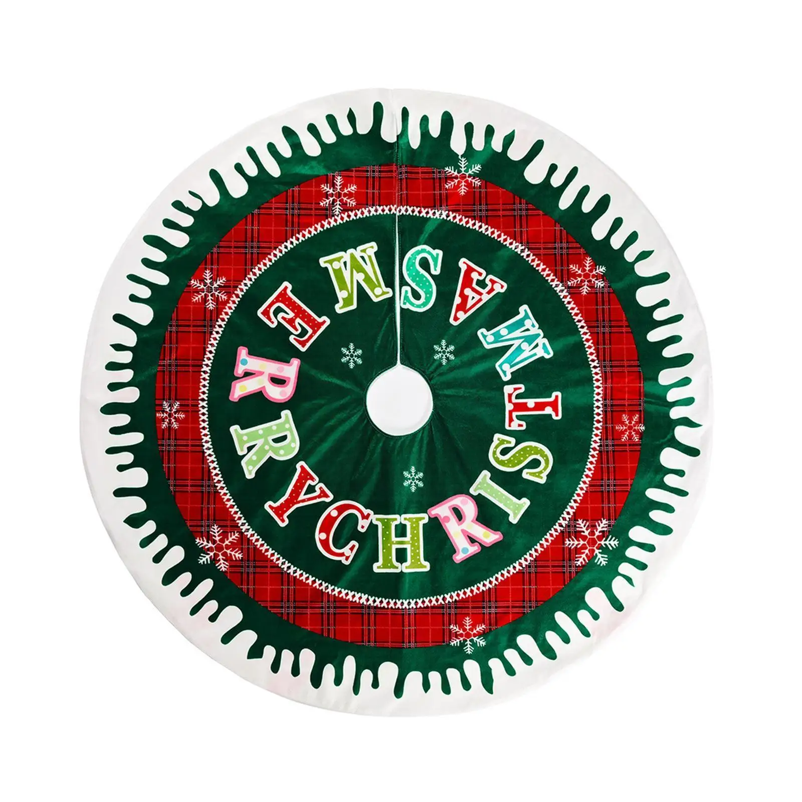 

Юбка на рождественскую елку, Мультяшные цветы, снежинка, нижняя часть елки 2023, украшение J8T5