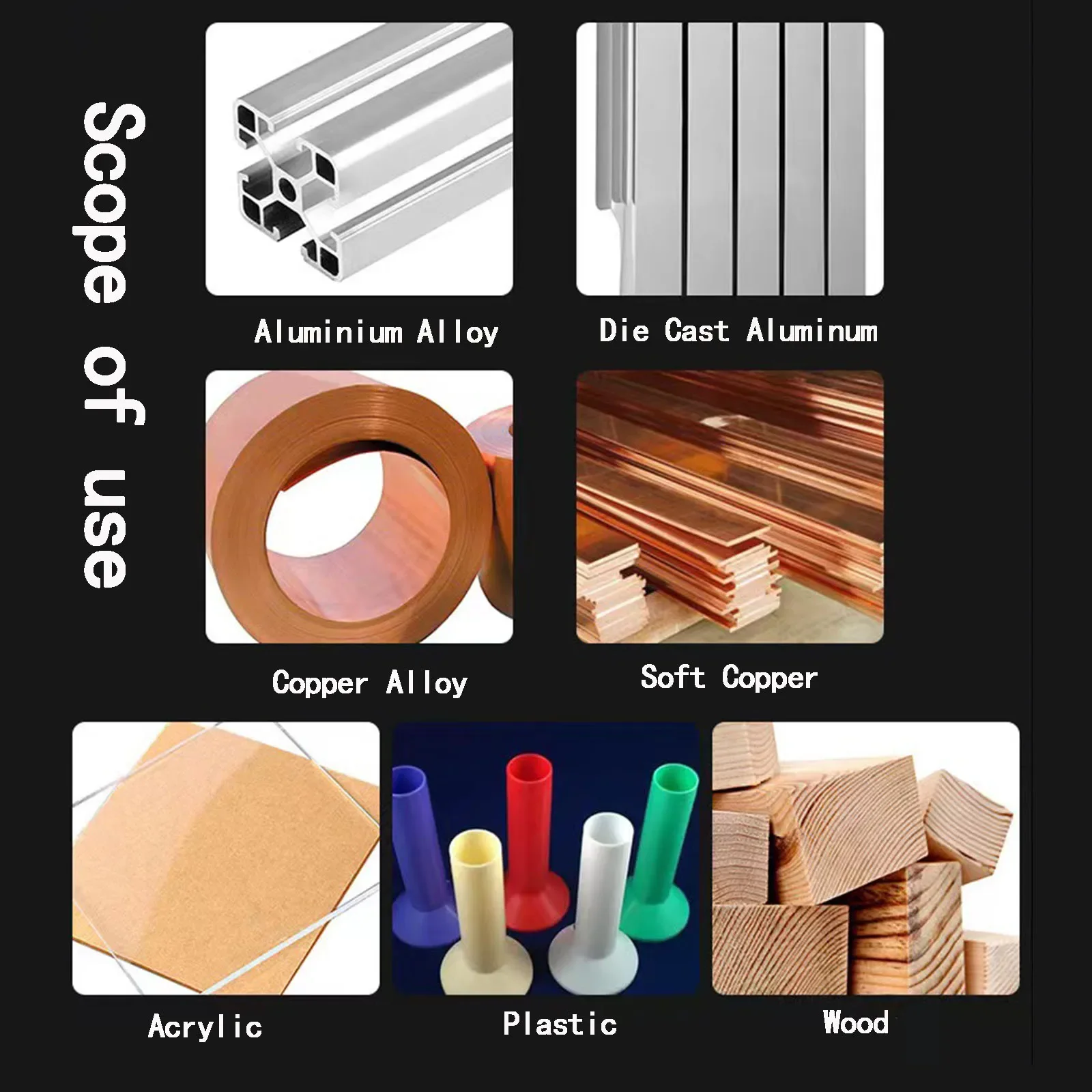 HRC35 ° 4-зубая концевая фреза из быстрорежущей стали для дерева алюминия чугуна