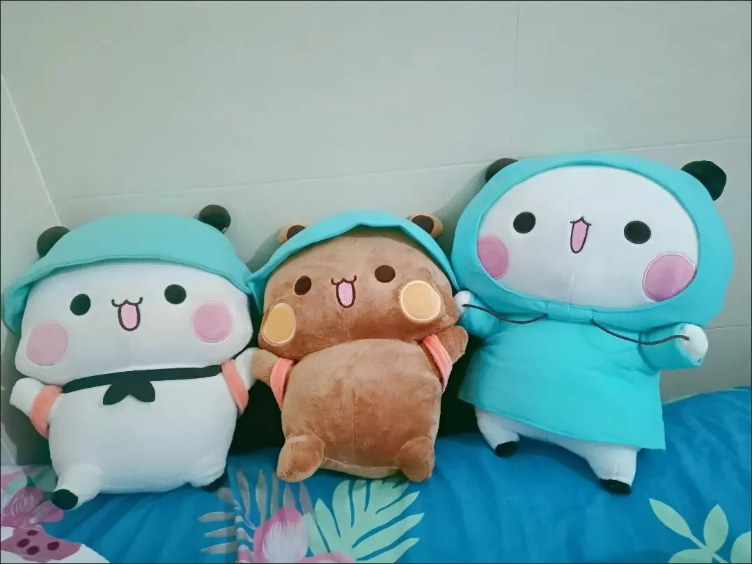 

Плюшевая Милая мультяшная панда Bubu и Dudu, медведь, кукла, милая мягкая подушка, игрушка, подарок для детей на день ребенка