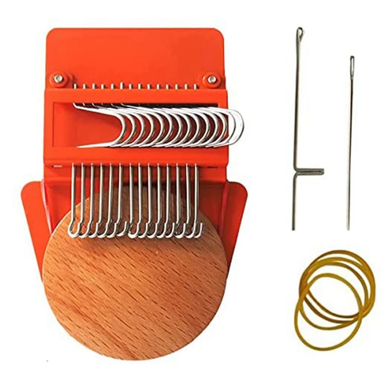 

Darning Mini Loom Machine,Speedwave Type Weave Tool Convenient Small Weaving Loom Kit ,DIY Weaving Arts Weave Tool