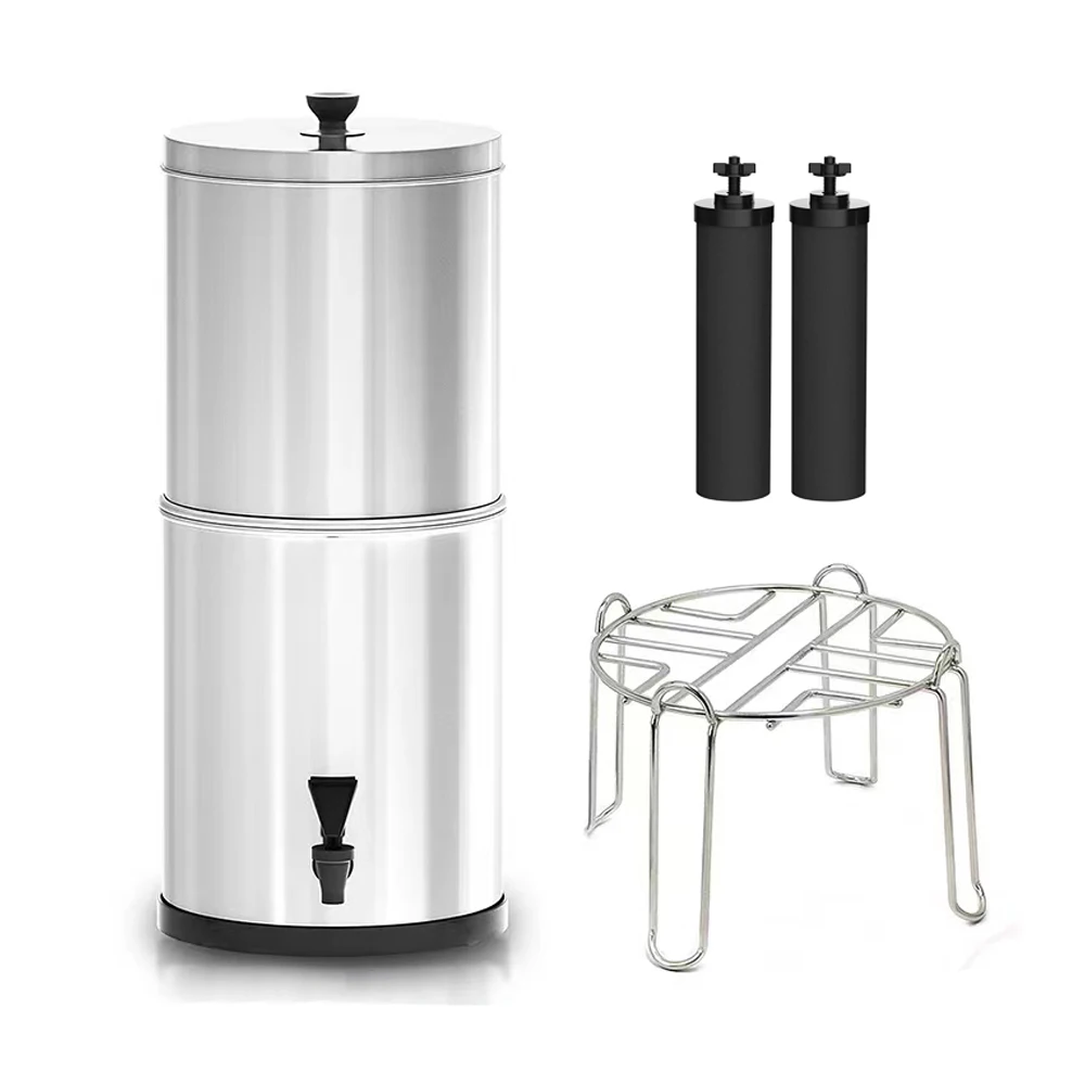 

Gravity Water Filter System BB9-2 11L Water Filtration Bucket for Home Outdoor Camping Emergency Preparedness Camping Equipment