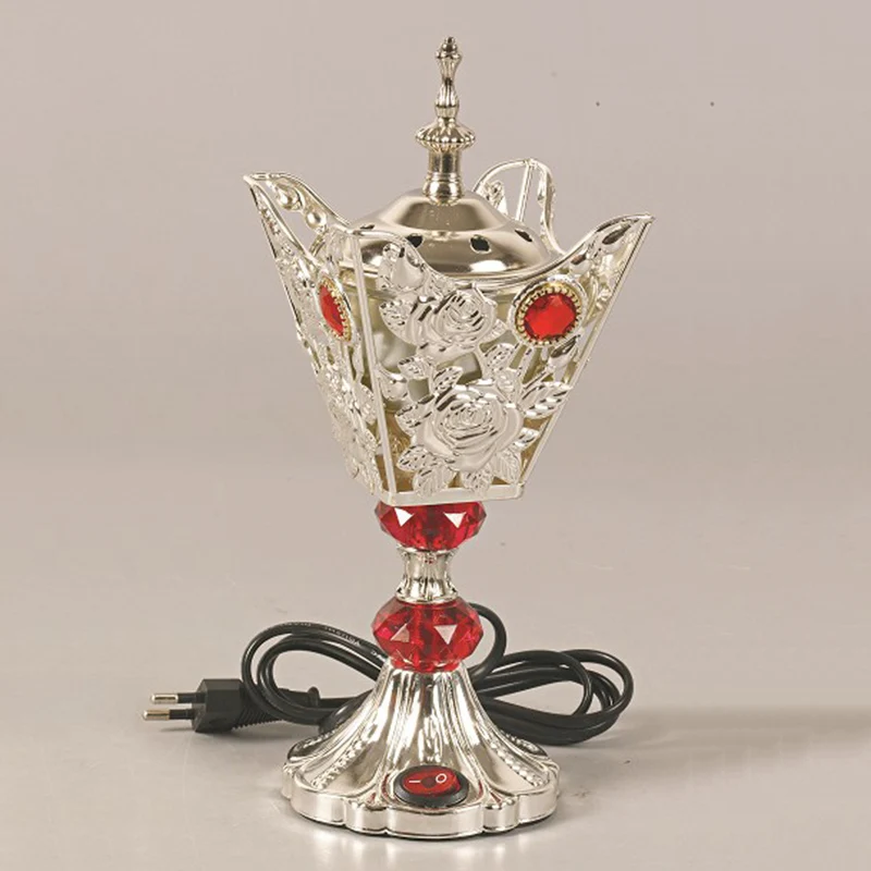 

Creative Insence Holder Essential Oil Burner Aromatherapi Diffus Arab Fragranc Queimadores De Incenso Electronic Incense Burner