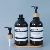 500ml practical lightweight sealed well push type soap dispenser for dorm soap dispenser bottle shampoo dispenser bottle