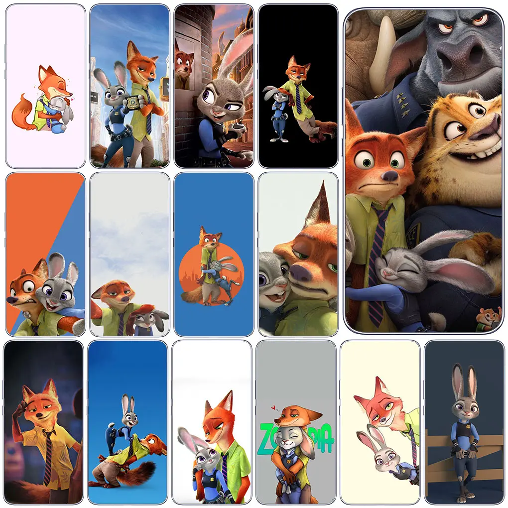 Чехол Zootopias для телефона с изображением кролика животрополоса Motorola Moto G13 G14 G53 G54 G62