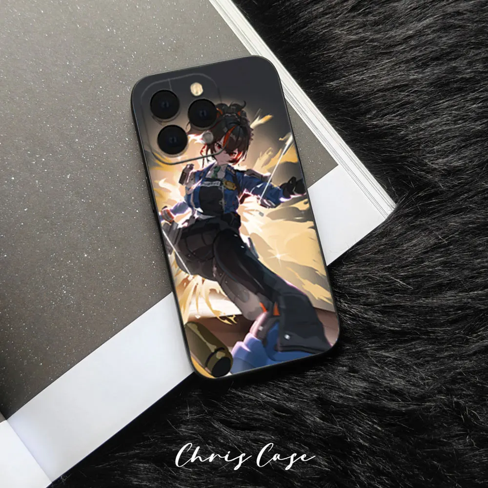 Чехол для телефона Samsung Z-Zenless Zone Game Zero Zhu Y-Yuan S23 S22 ULTRA A22 A71 черный мягкий силиконовый