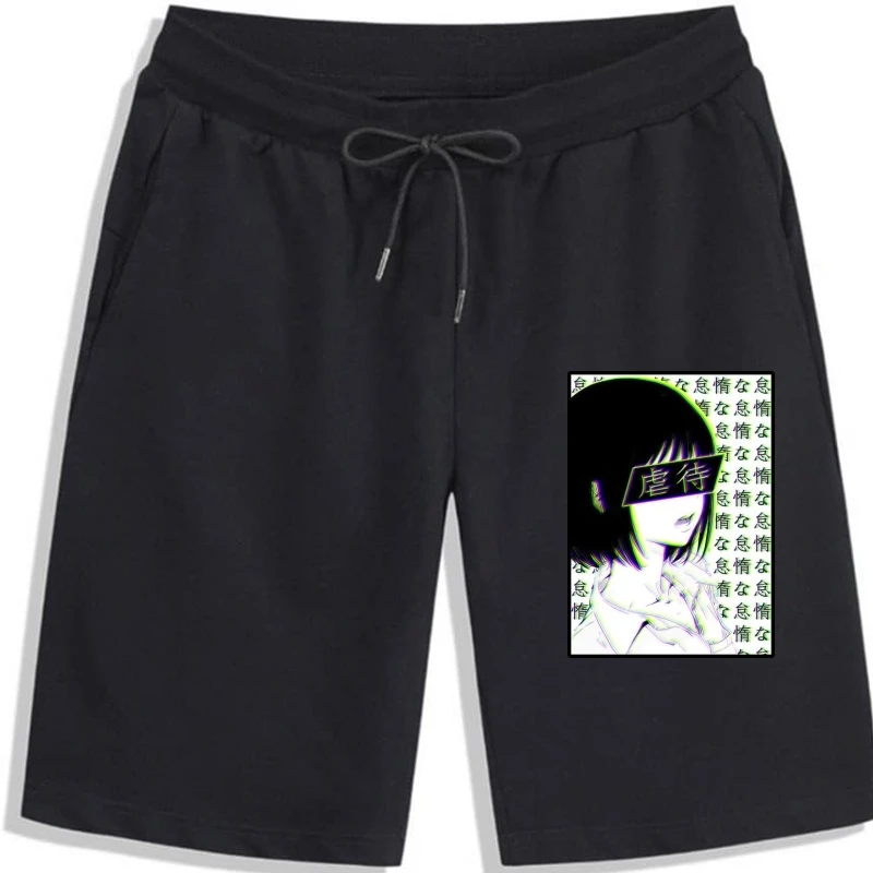 

Шорты мужские хлопковые в японском стиле с принтом «ленивое грустное»