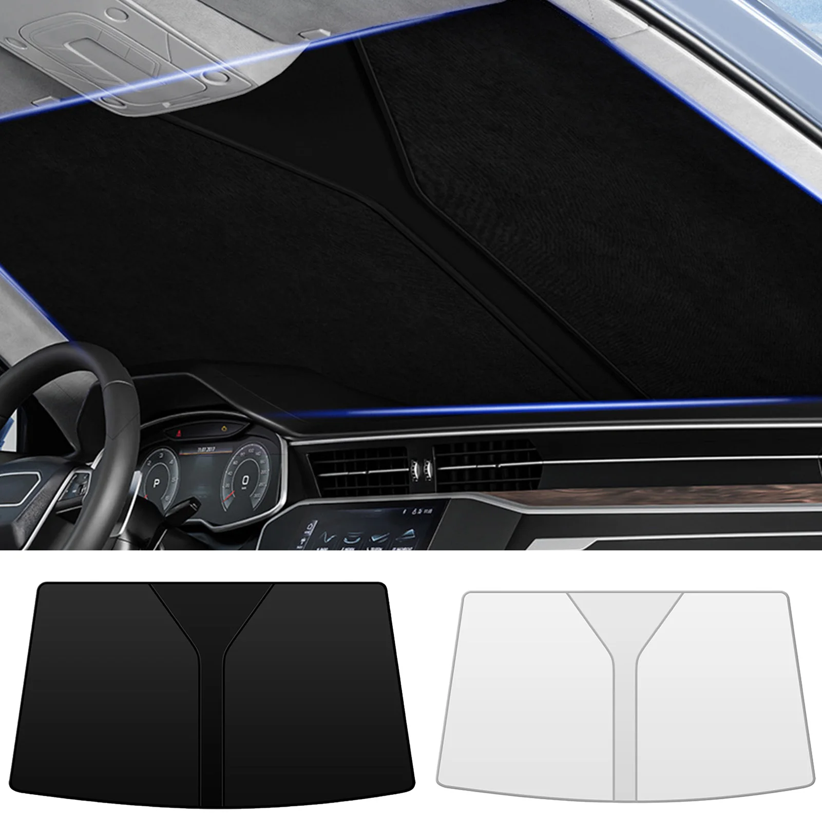 

Car Window Sunshade Cover Sun Shade Windshield Visor Protector Windscreen Folding Auto UV Protection Curtain Styling Accessories