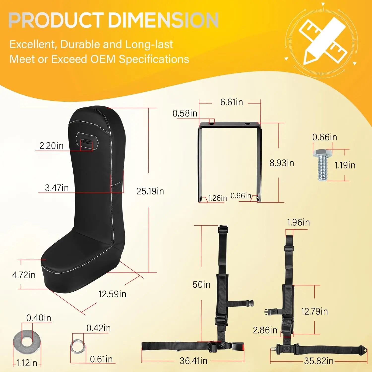 Заднее сиденье MX с 4-точечным сиденьем для Honda Talon 4-местного сиденья 2019-2023 гг. |