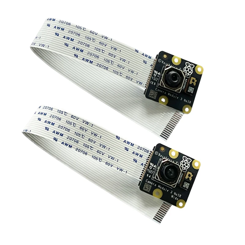 Официальный модуль камеры Raspberry Pi 3 /3 Wide NoIR IMX708 75 °/120 ° Диагональный угол обзора