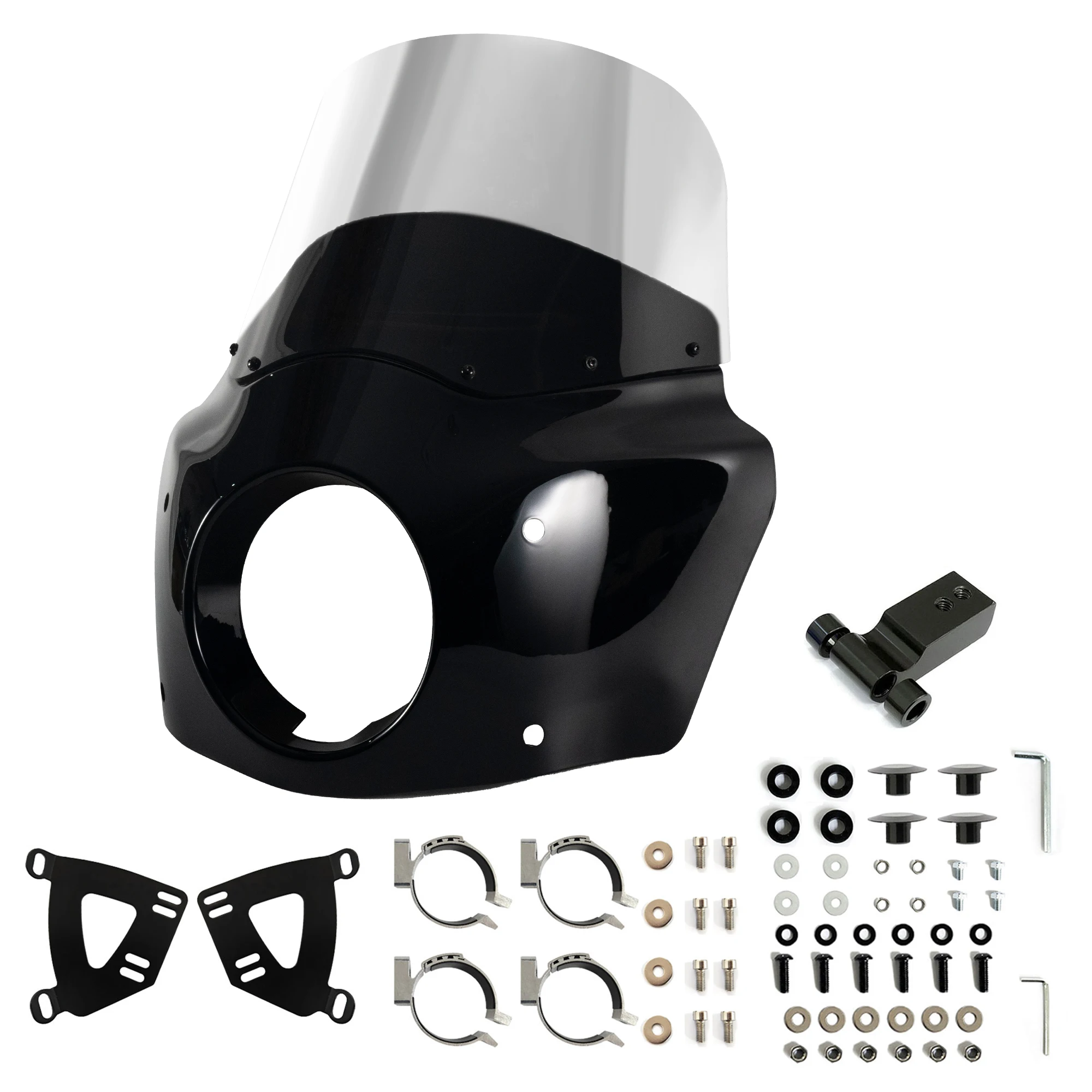 

Обтекатель Road Warrior, 11 дюймов, передний обтекатель лобового стекла для Harley Softail Street Bob FXBB 2018-2024, стандартный Softail FXST 2018-2021