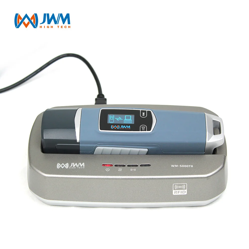 

Handheld security guard tour patrol monitoring system with transmission base