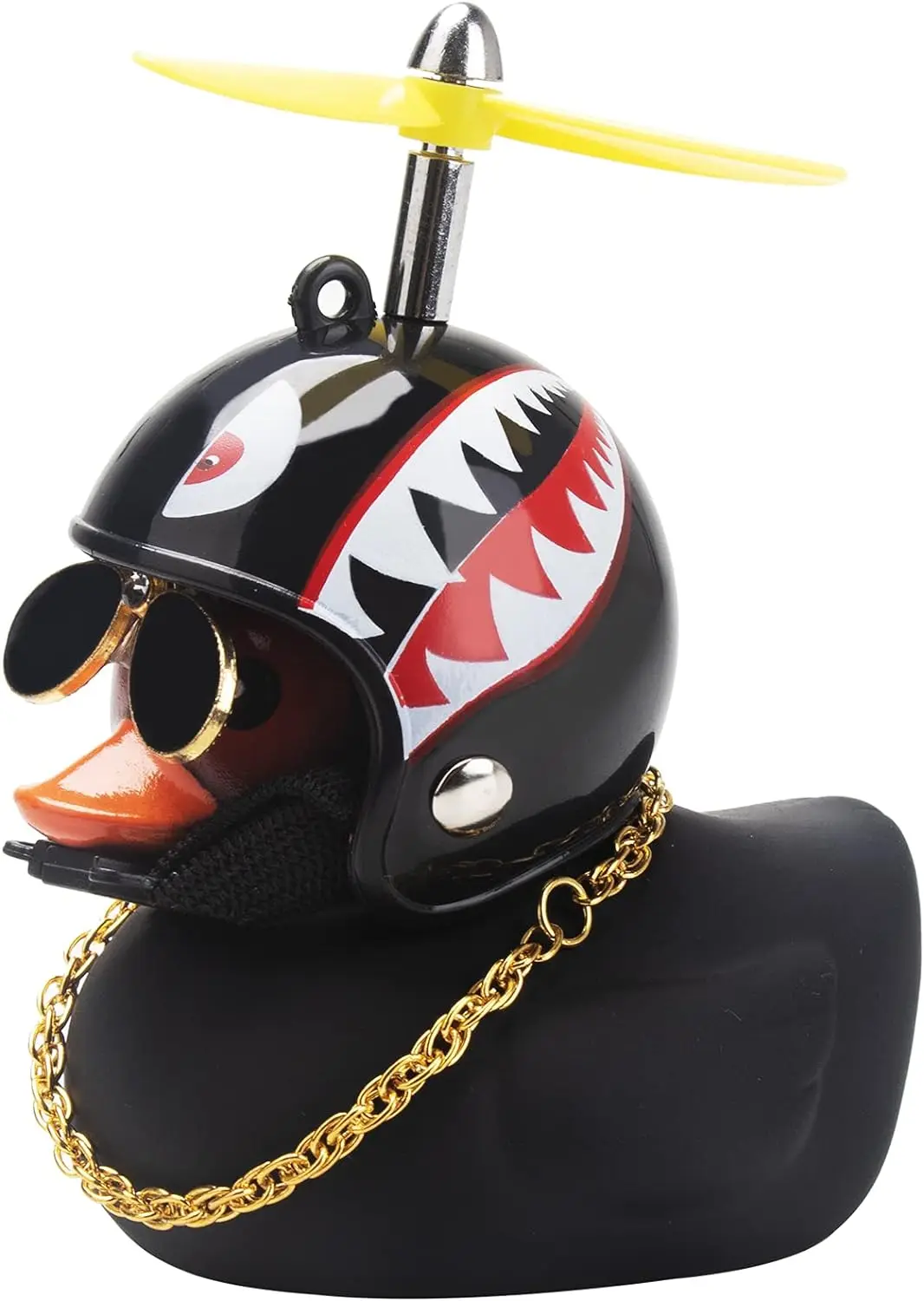 

Резиновая утка, украшения для автомобиля и горного велосипеда, черная утка, украшения для приборной панели автомобиля, сжимаемая утка, велосипедный рожок с пропеллером, шлем