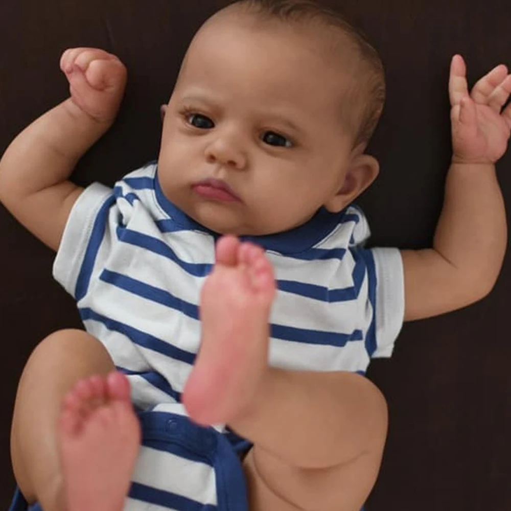 Кукла реборн 24 дюйма готовая Кукла-младенец Кэмерон с рисунком бытие 3D Кожа