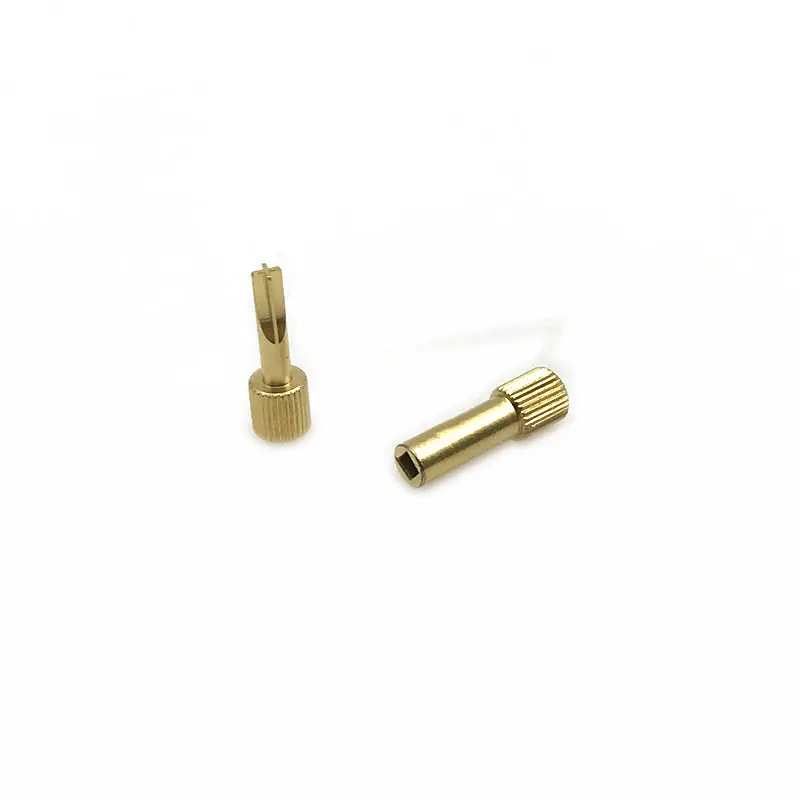 

1pc Dental Screw Post Key Dental Material Dental Gold Plated Tapered Conical Screw Post Key