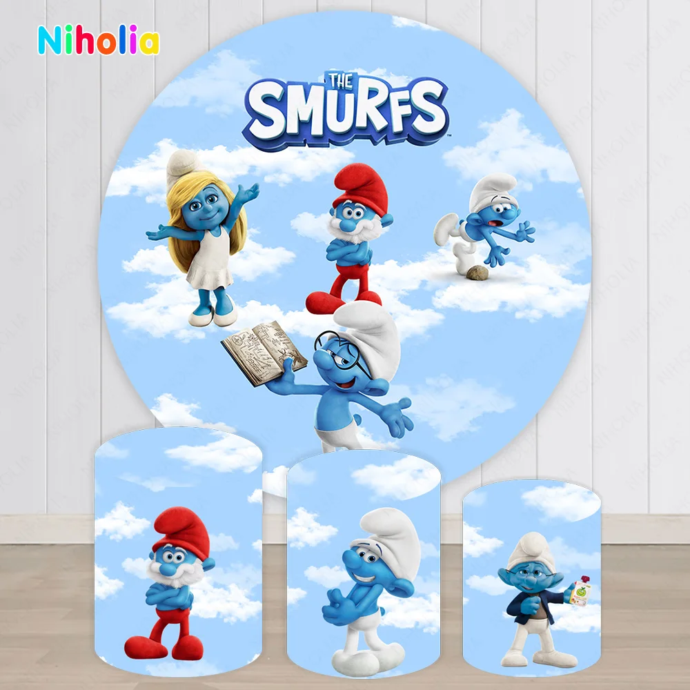 Фон для фотосъемки MINISO Smurfss
