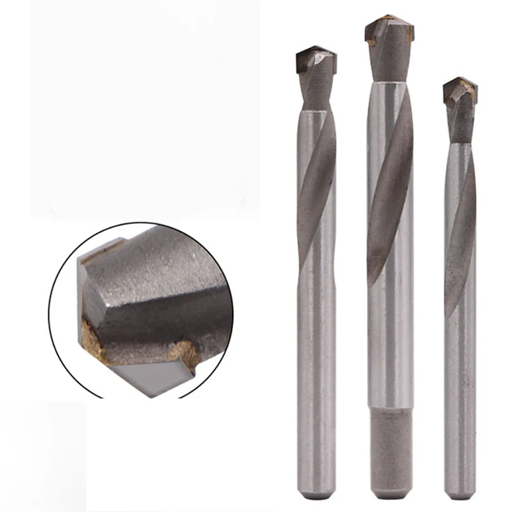 

3-10MM Cemented Carbide Drill Bit Straight Round Shank Hole Cutter Power Tools For Metal Stainless Steel Drilling Metalworking