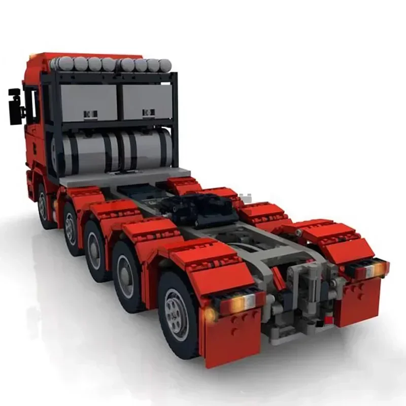 MOC-37157Custom RC10x4 6 SLT Грузовиккрасный грузовик в сборе Строительный блок Модель 3937 Детали Детские строительные блоки на день рождения Игрушка в подарок (art.: 3920cd9693f08) - 3920cd9693f08