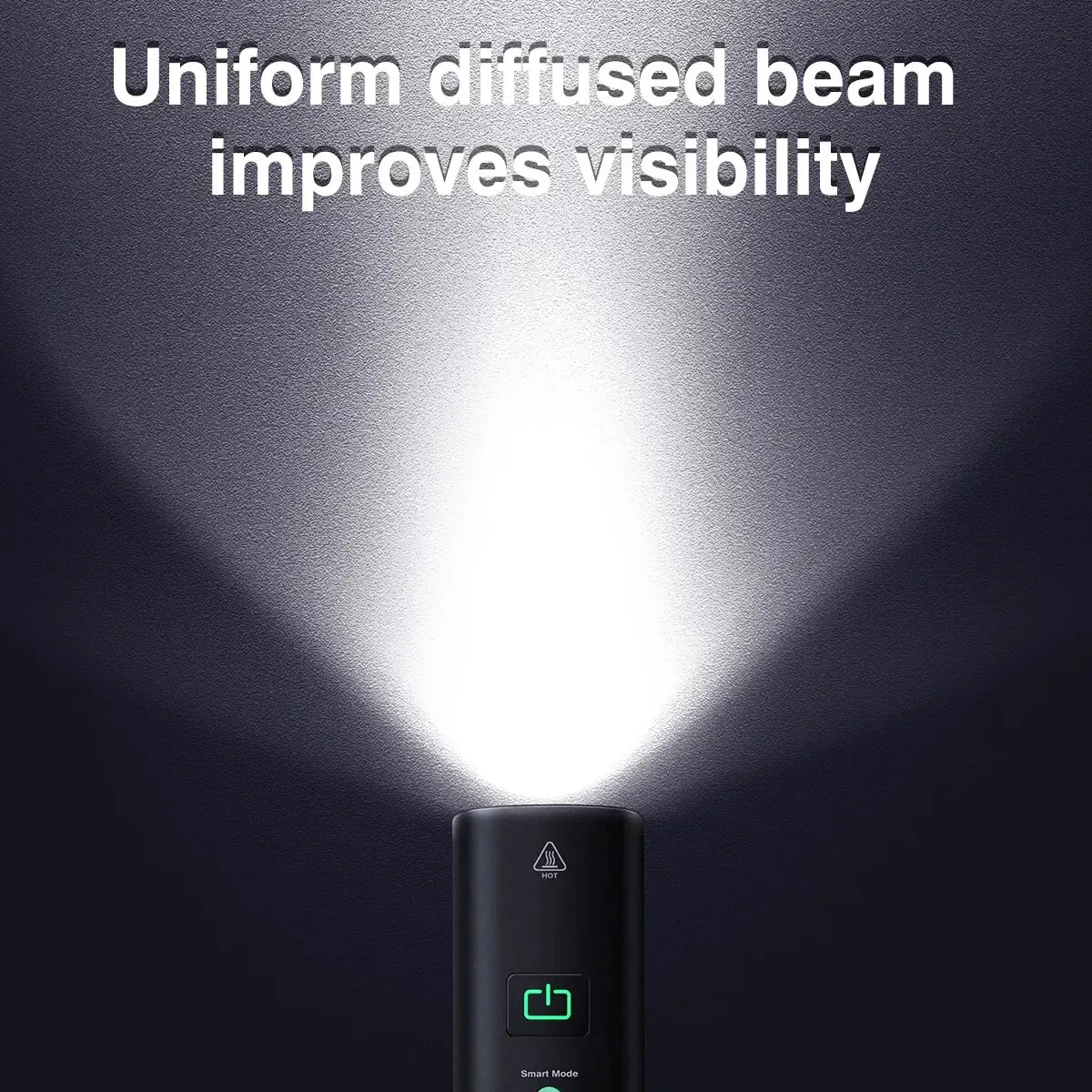 Велосипедный умный фонарь SoRider 1200 люмен с датчиком вибрации