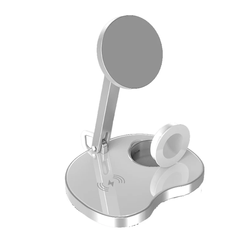 

Магнитное Беспроводное зарядное устройство 3 в 1, 15 Вт, быстрая зарядная станция для iPhone 14/13/12 Pro Max Mini для Apple Watch 6 5, зарядная док-станция