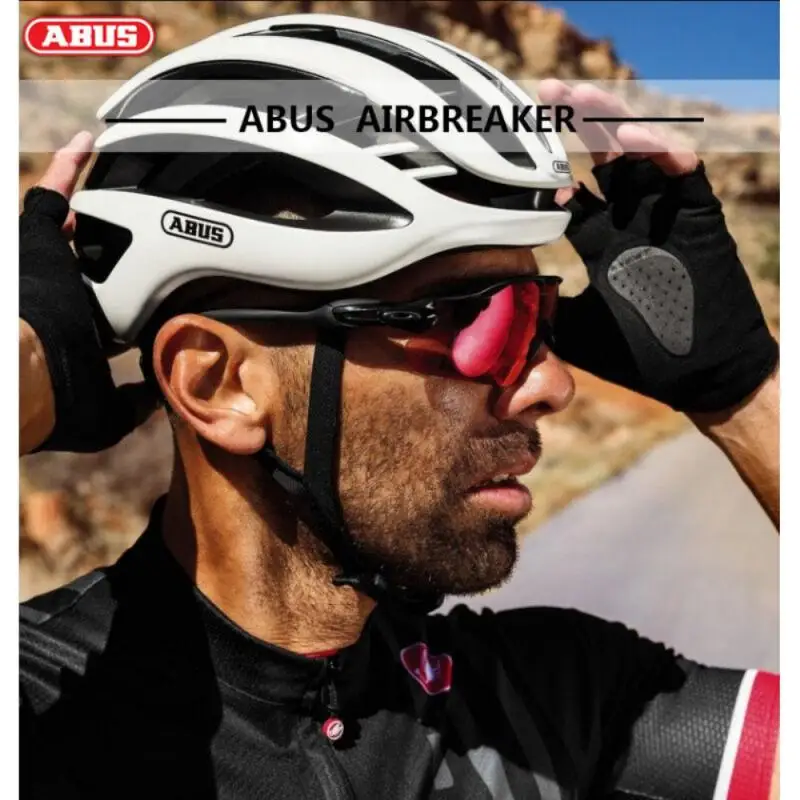 

ABUS Airbreaker Bike Motorcycle Helmet Breathable MTB Bicycle Sweat Absorbing Riding Helmet Outdoor Sport Rider Protective Gear