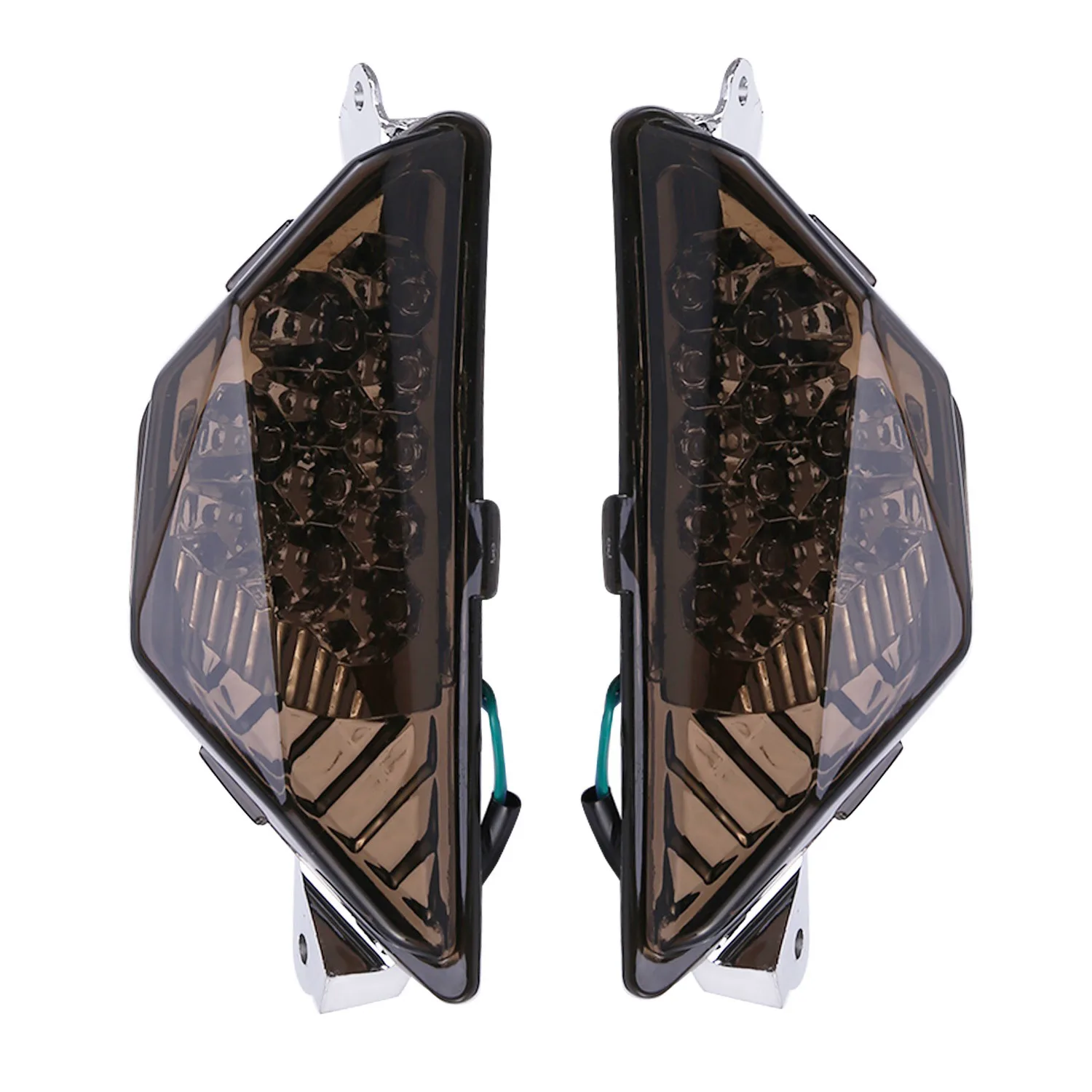 

Motorcycle LED Turn Signal Light Indicator For KAWASAKI NINJA 250 300 400 2013-2021