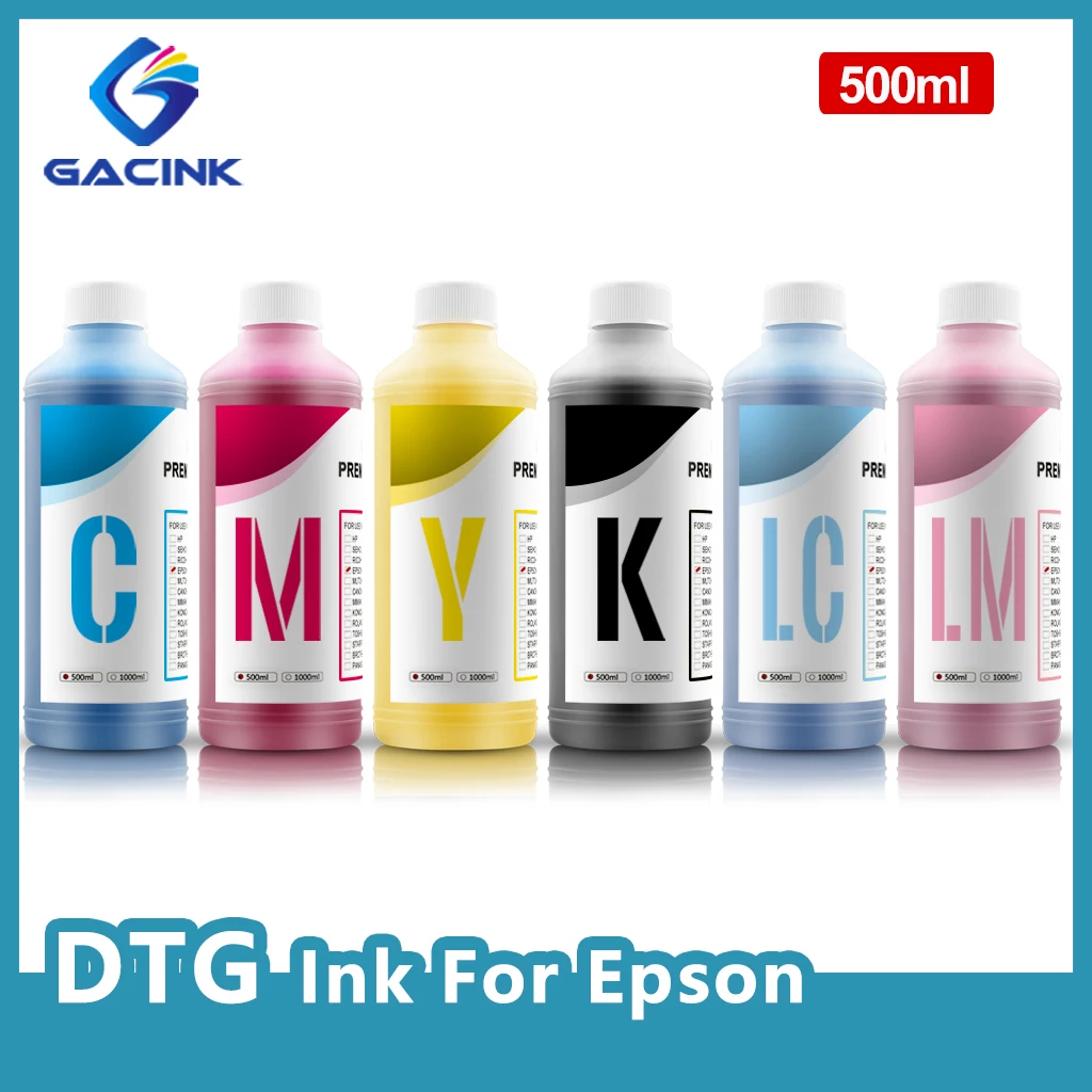 

500 мл чернила DTG текстильные чернила для Epson DX5 DX7 XP600 5113 i3200 печатающая головка F2100 F3070 L805 L800 принтеры для одежды