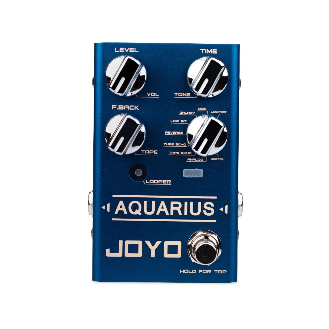 JOYO R-07 Aquarius Effect Digital Delay Electric Guitar Pedal 8 Delay Effect Function with 5 Mins Recording Time Bass Pedal Part