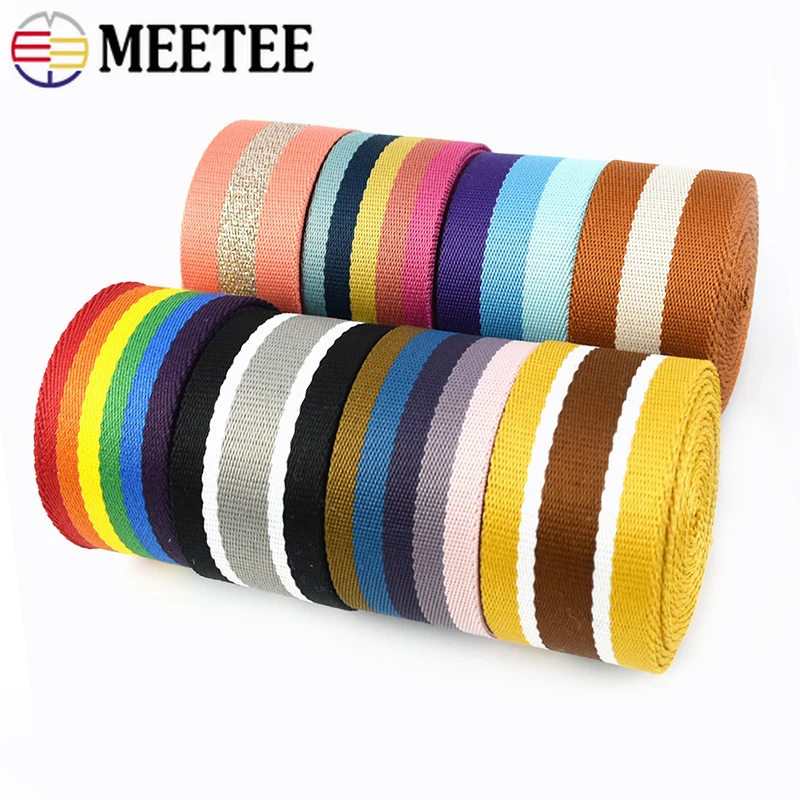 1-10 метров 38 мм полиэстеровые жаккардовые ленты для ремня лента сумки сделай сам