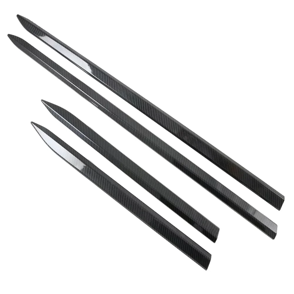 

Для Kia Sorento MQ4 2021-2023 ABS углеродное волокно боковая дверь корпус защита от царапин дверные полоски накладка аксессуары Стайлинг