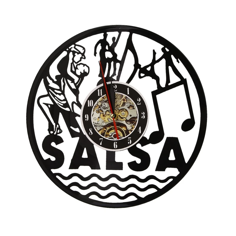 

Настенные часы с виниловой пластиной для латиноамериканских танцев